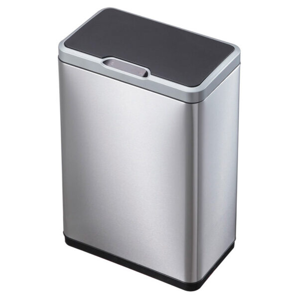 Mirage Sensor Bin 45 liter mat RVS, zwart - VB 927845