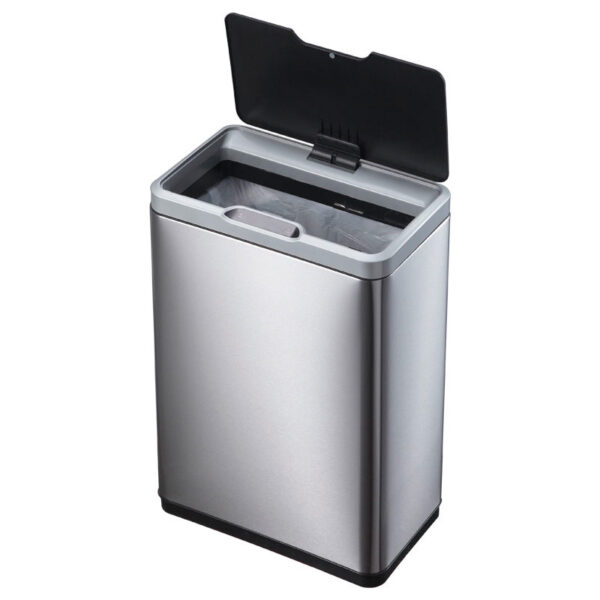 Mirage Sensor Bin 45 liter mat RVS, zwart - VB 927845 - Afbeelding 2