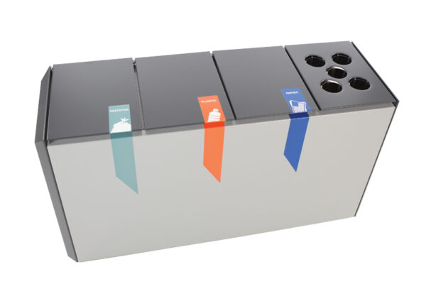 RecycloStar 4 met bekerinzet grafietgrijs, lichtgrijs - VB 708376 - Afbeelding 2