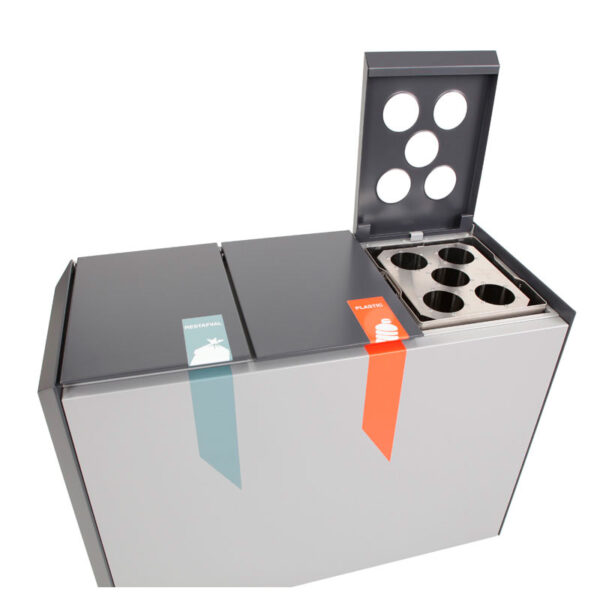 RecycloStar 3 met bekerinzet grafietgrijs, lichtgrijs - VB 708390 - Afbeelding 6