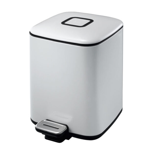 Regent pedaalemmer 6 liter wit - VB 938806