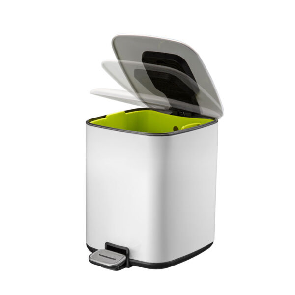 Regent pedaalemmer 6 liter wit - VB 938806 - Afbeelding 2