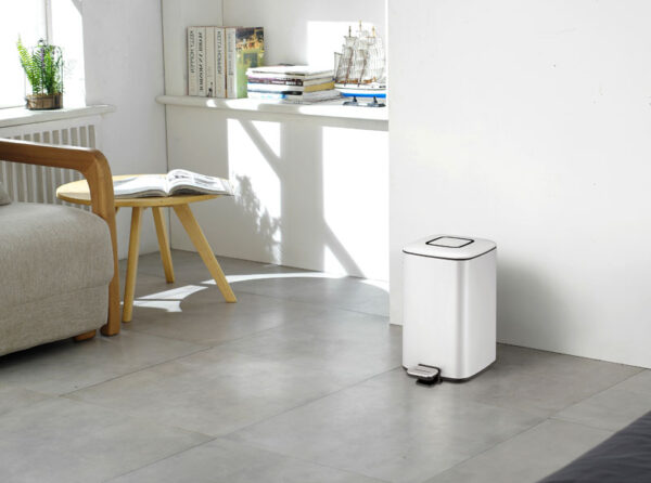 Regent pedaalemmer 12 liter wit - VB 938812 - Afbeelding 5