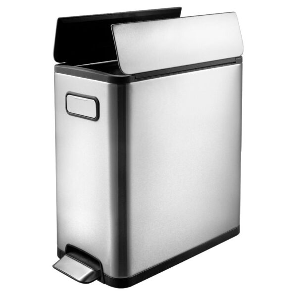 Ecofly pedaalemmer 20 liter mat RVS - VB 937720 - Afbeelding 2