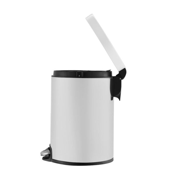 Serene pedaalemmer 5 liter wit - VB 921505 - Afbeelding 2