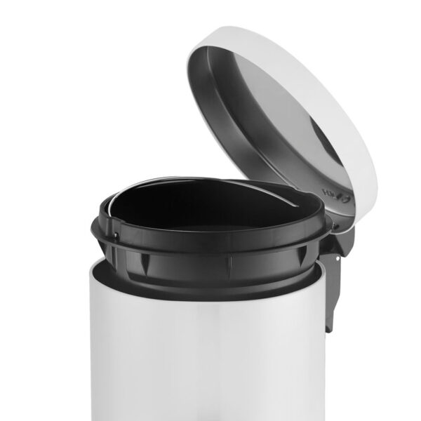 Serene pedaalemmer 5 liter wit - VB 921505 - Afbeelding 3