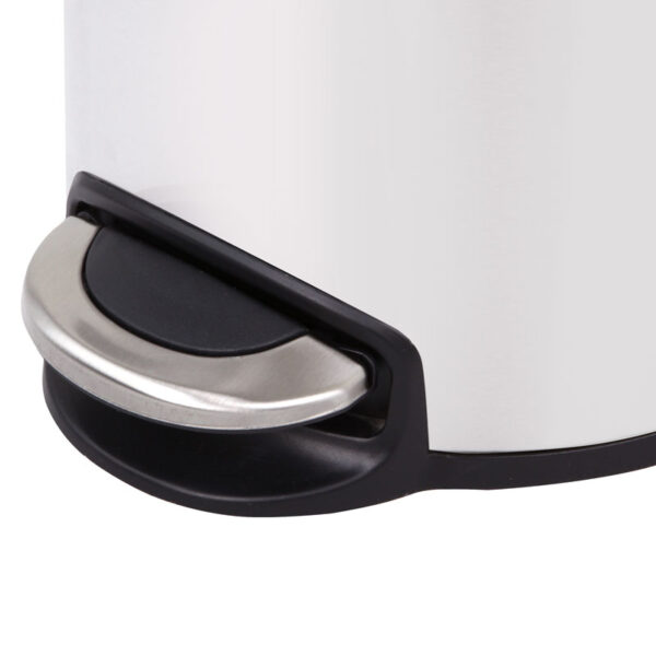 Serene pedaalemmer 5 liter wit - VB 921505 - Afbeelding 4