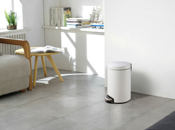 Serene pedaalemmer 12 liter wit - VB 921512 - Afbeelding 6