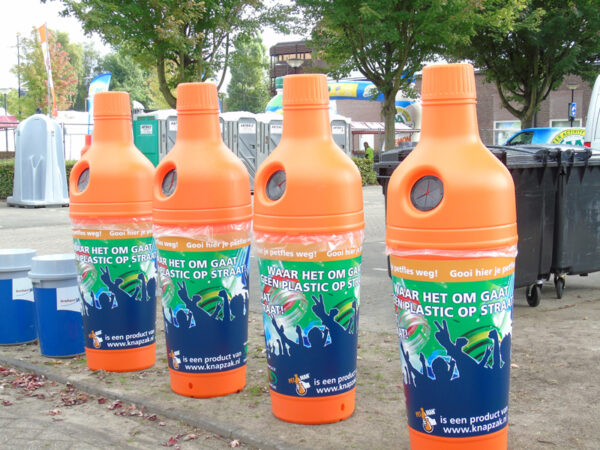 PETman 210 liter oranje - VB 716487 - Afbeelding 2