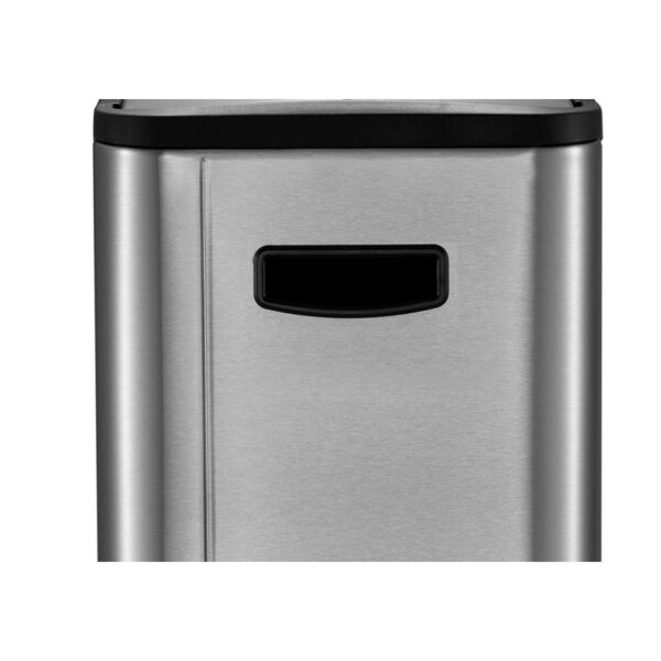 Ecoslim recycler pedaalemmer 20+20 liter mat RVS - VB 937640 - Afbeelding 4