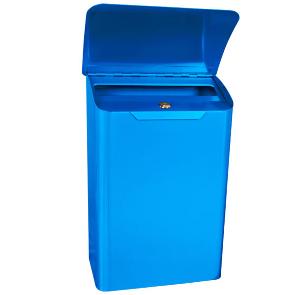 Wandbrievenbus Lugon blauw - VB 716920 - Afbeelding 2
