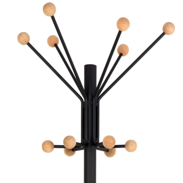 Staande Kapstok Giant zwart, hout - VB 717903 - Afbeelding 2