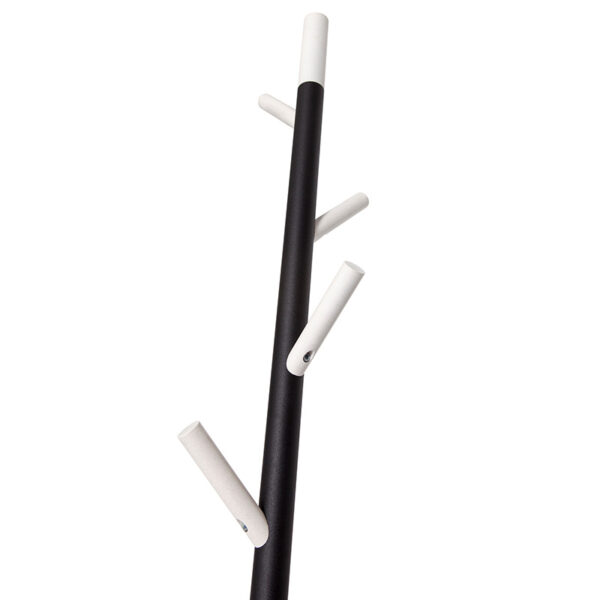 Staande kapstok Linair mat zwart, stone white - VB 717934 - Afbeelding 2
