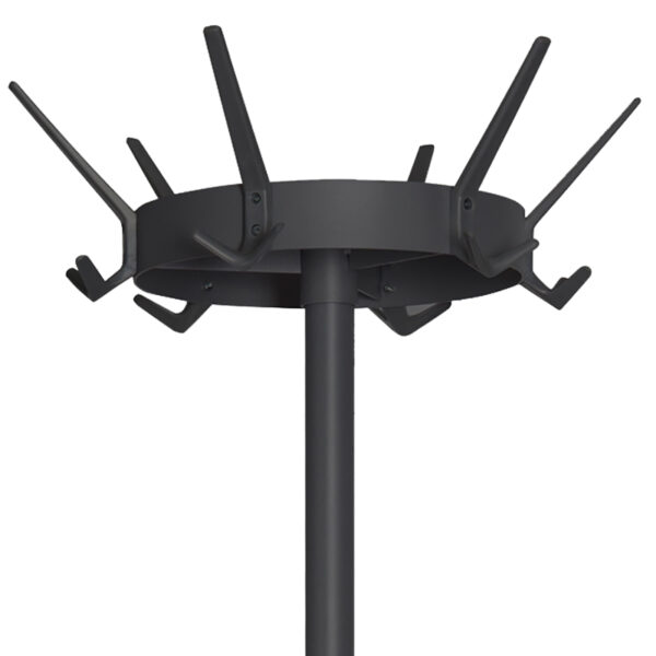 Staande kapstok Crown met parapluhouder zwart - VB 718085 - Afbeelding 2