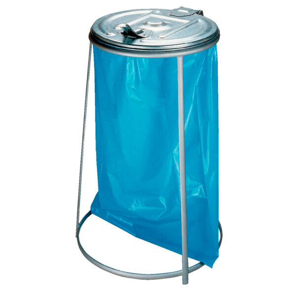 Stapelbare afvalzakhouder 110 liter verzinkt - VB 718177 - Afbeelding 2