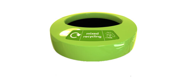 Deksel EcoAce, mixed recycling limegroen - VB 719297