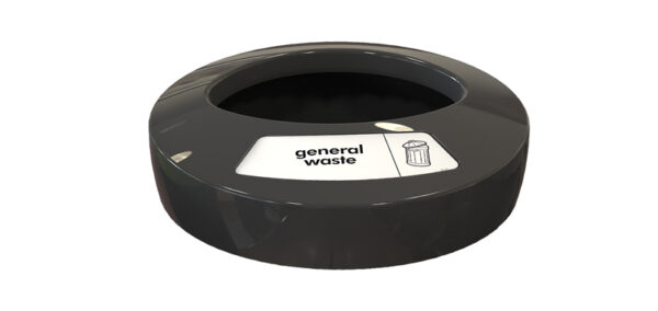 Deksel EcoAce, general waste zwart - VB 719303