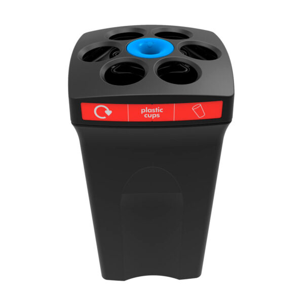 EnvirocupXL plastic cups zwart, rood - VB 719389 - Afbeelding 2