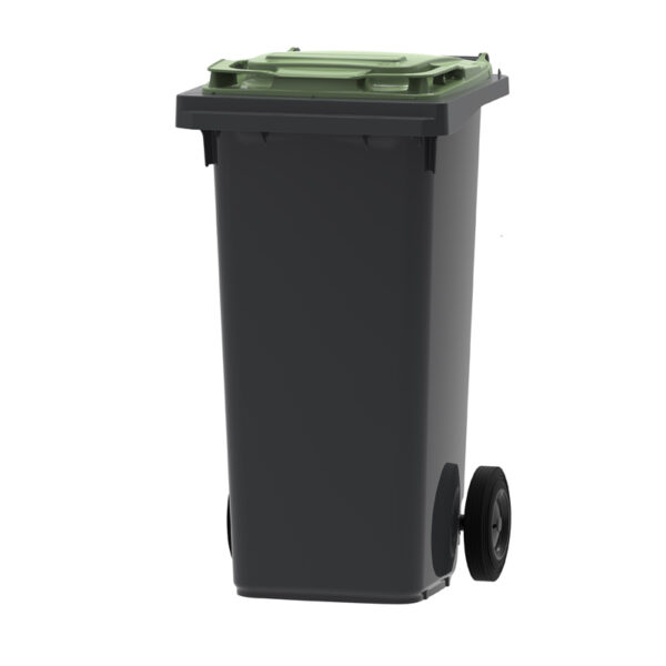 Mini-container 120 liter grijs, groen - VB 120000