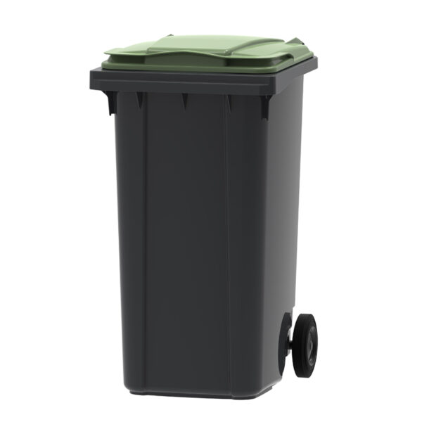 Mini-container 240 liter grijs, groen - VB 240000