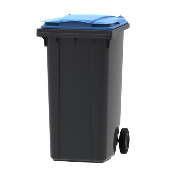 Mini-container 240 liter grijs, blauw - VB 240000