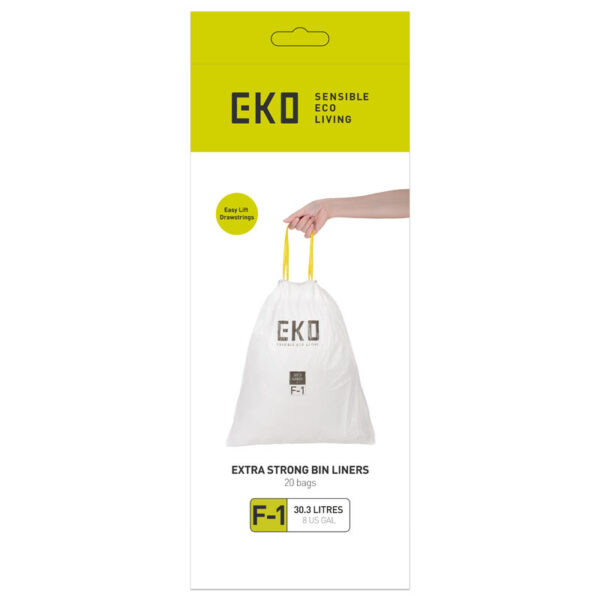 EKO Afvalzakken 18-28 liter (F1) wit 4x6x20/ds - VB 337064
