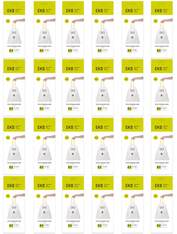 EKO Afvalzakken 18-28 liter (F1) wit 4x6x20/ds - VB 337064 - Afbeelding 2