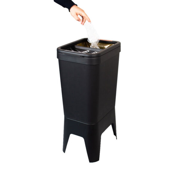 Circubin 20+20 liter Open Antraciet - VB 012640 - Afbeelding 2