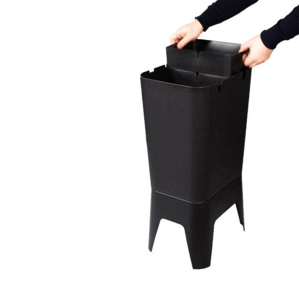 Circubin 20+20 liter Open Antraciet - VB 012640 - Afbeelding 4