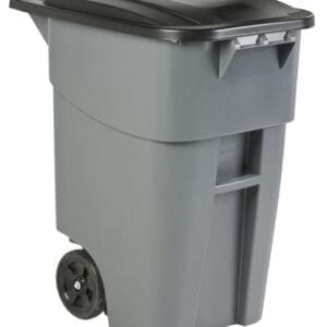 BRUTE-rolcontainer met deksel 189,3 liter grijs, zwart - VB 000927
